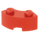 LEGO kocka 2x2 íves sarok, piros (85080)